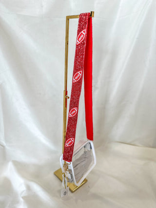 Red On The Field Beaded Bag Strap - Everyday EDEN Boutique & Gifts