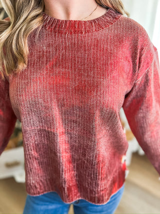 Red Twinkle Lights Holiday Sweater - Everyday EDEN Boutique & Gifts