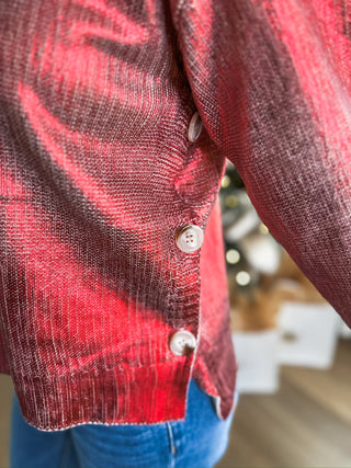 Red Twinkle Lights Holiday Sweater - Everyday EDEN Boutique & Gifts