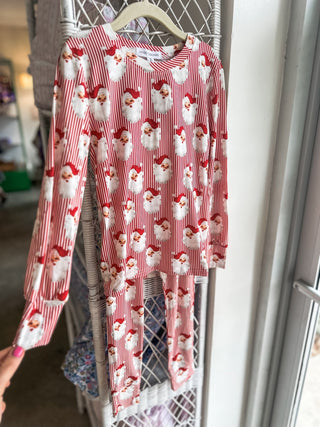 Red Youth Vintage Santa Pajama Pants Set - Everyday EDEN Boutique & Gifts