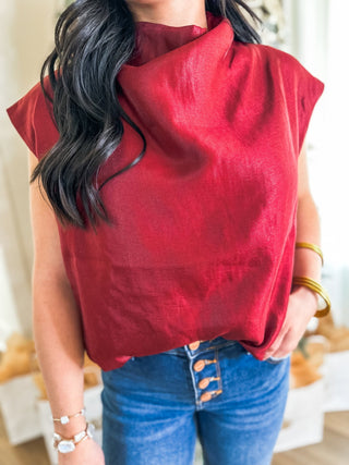 Ruby Romance Balloon Top - Everyday EDEN Boutique & Gifts