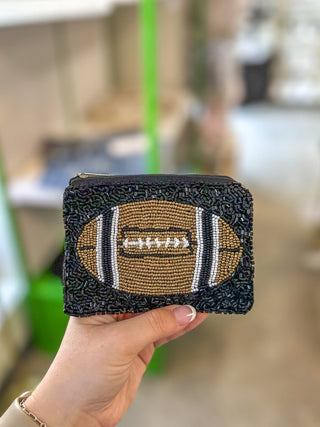 Saints Game Day Beaded Pouch - Everyday EDEN Boutique & Gifts