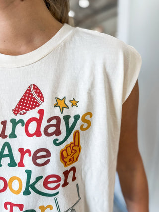 Saturdays are Spoken For Tank - Everyday EDEN Boutique & Gifts