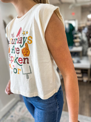 Saturdays are Spoken For Tank - Everyday EDEN Boutique & Gifts