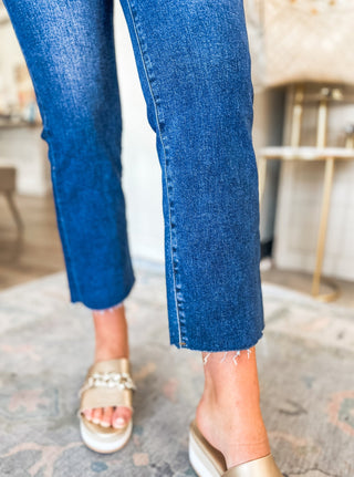 Sea of Love High Rise Mini Ankle Bootcut Denim - Lovervet by Vervet - Everyday EDEN Boutique & Gifts