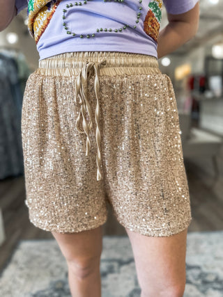 Seriously Stunning in Sequins Shorts - Everyday EDEN Boutique & Gifts