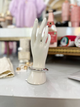 Silver Bamboo Bangle - Everyday EDEN Boutique & Gifts