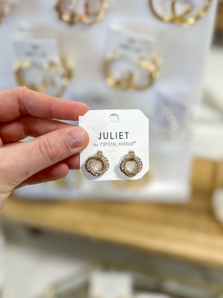 Silver & Gold Polished Knot Stud Earring - Everyday EDEN Boutique & Gifts