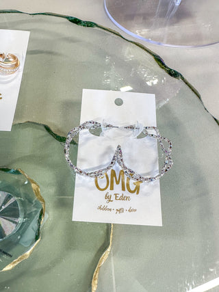 Silver Textured CrissCross Small Hoops - Everyday EDEN Boutique & Gifts