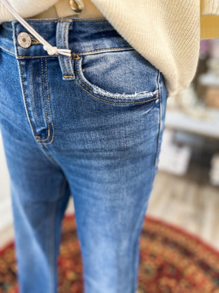 Skylar Medium Wash High Rise Stretch Slim Boot Cut Jeans - Everyday EDEN Boutique & Gifts