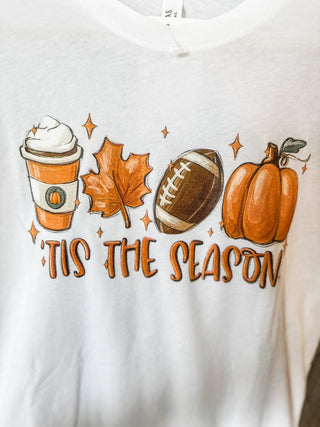 Soft White Tis' The FALL Season Women's Graphic Tee - Everyday EDEN Boutique & Gifts