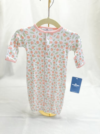 Summer Peaches Print Converter Gown - Magnolia Baby - Everyday EDEN Boutique & Gifts
