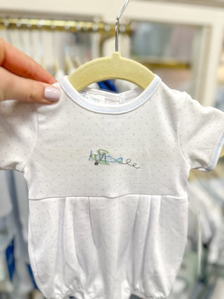Take Flight Embroidered Boy Bubble - Magnolia Baby - Everyday EDEN Boutique & Gifts