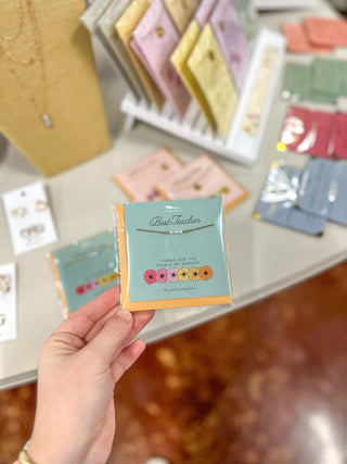 Teacher - Pearls of Wisdom Necklace - Everyday EDEN Boutique & Gifts