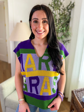 The Bourbon Street Stripe Sweater - Everyday EDEN Boutique & Gifts