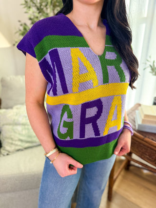 The Bourbon Street Stripe Sweater - Everyday EDEN Boutique & Gifts