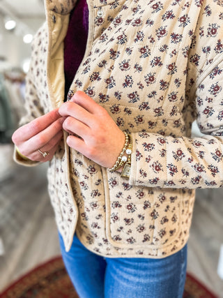 The Charming Cottage Quilted Jacket - Everyday EDEN Boutique & Gifts