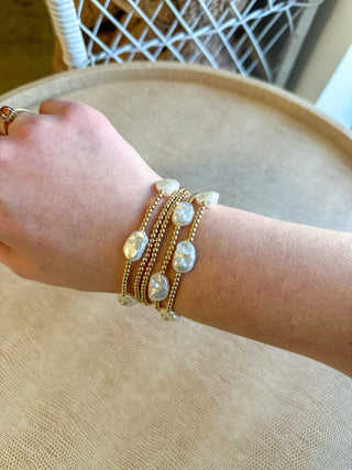 The Chic Pearl & Beads Bracelet Set - Everyday EDEN Boutique & Gifts