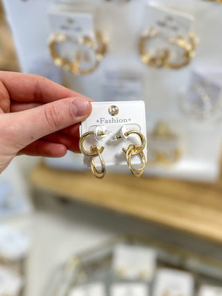 The Golden Loop Drop Earrings - Everyday EDEN Boutique & Gifts