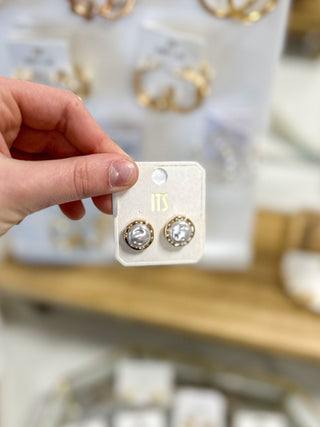 The Heirloom Pearl Studs - Everyday EDEN Boutique & Gifts