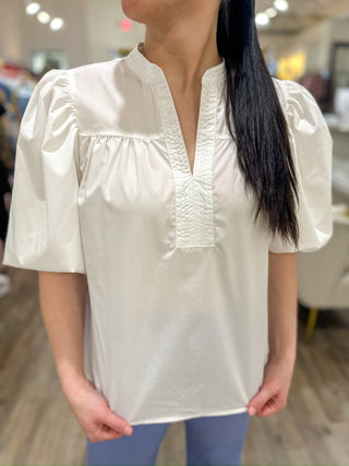 The Ivory Soft Grace Short Sleeve Top - Everyday EDEN Boutique & Gifts