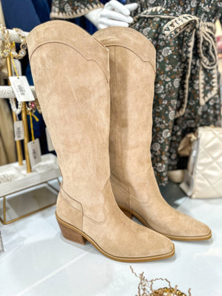 The Juliette Classic Beige Tall Boot - Everyday EDEN Boutique & Gifts