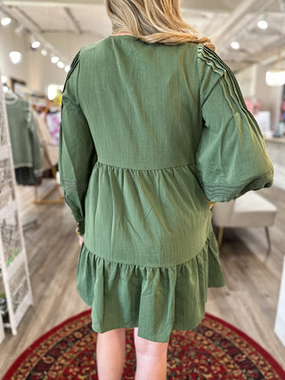 The Moss Meadow Mini Dress - Everyday EDEN Boutique & Gifts