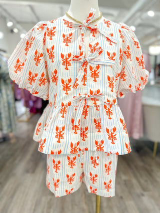 The Pinch Perfect Crawfish Shorts Set - Everyday EDEN Boutique & Gifts