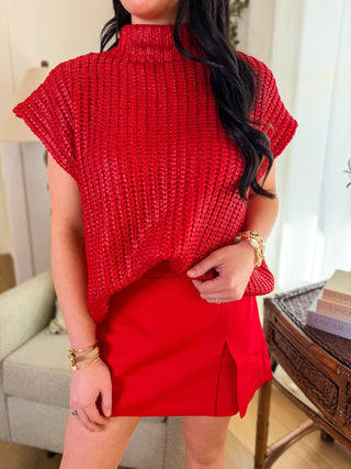 The Red Lucky Charm Skort - Everyday EDEN Boutique & Gifts