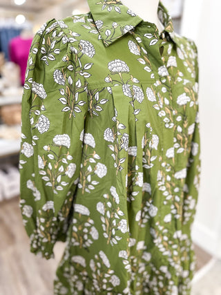 The Sweet Fern Blossom Mini Dress - Everyday EDEN Boutique & Gifts