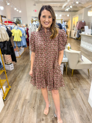 The Vintage Rosebud Mini Dress - Everyday EDEN Boutique & Gifts