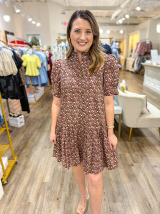 The Vintage Rosebud Mini Dress - Everyday EDEN Boutique & Gifts