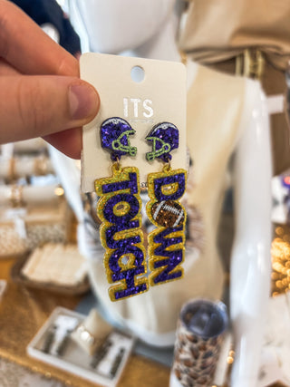Touchdown Tigers Earrings - Everyday EDEN Boutique & Gifts