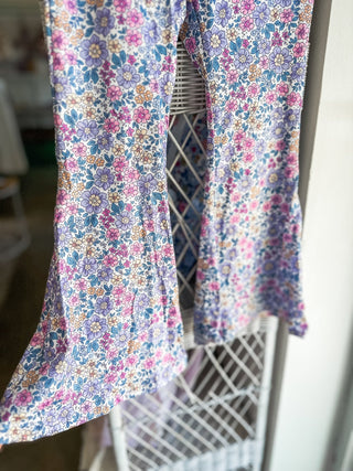 Trick or Treat Gingham & Floral Bell Bottoms Set - Everyday EDEN Boutique & Gifts