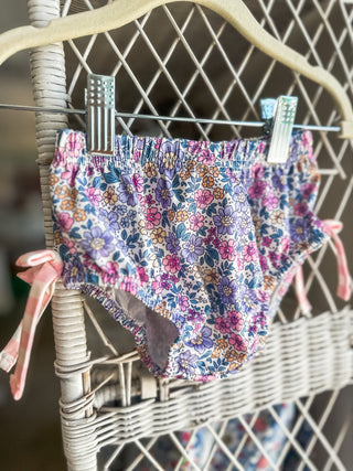 Trick or Treat Gingham & Floral Infant Romper - Everyday EDEN Boutique & Gifts