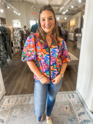 Tropical Escape Floral Top - Everyday EDEN Boutique & Gifts