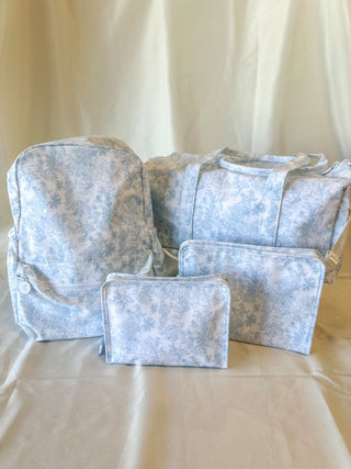 TRVL Blue Bunny Toile Backpack - Everyday EDEN Boutique & Gifts