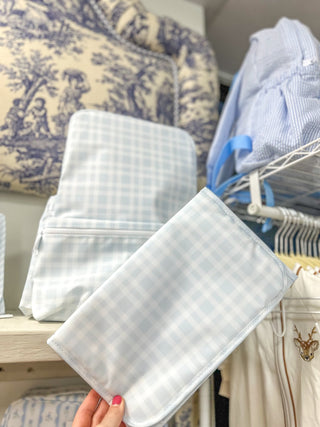 TRVL Pimlico Blue Plaid Backpacker - Everyday EDEN Boutique & Gifts