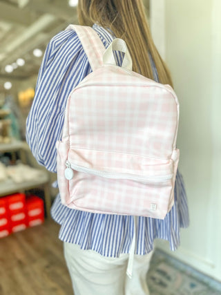 TRVL Pimlico Plaid Pink Mini Backer - Everyday EDEN Boutique & Gifts