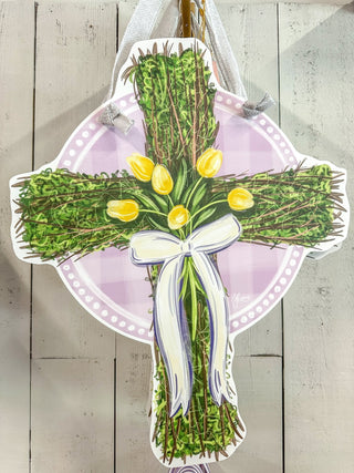 Tulip Cross Door Hanger - Everyday EDEN Boutique & Gifts