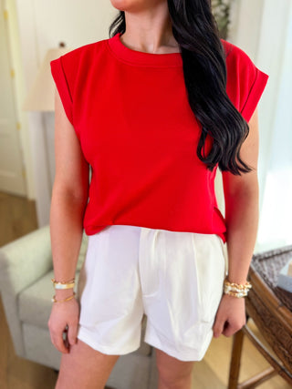 White Warm Weather Essential Shorts - Everyday EDEN Boutique & Gifts