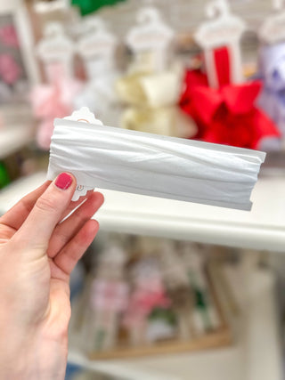 White Wide Nylon Pantyhose Headband - Everyday EDEN Boutique & Gifts