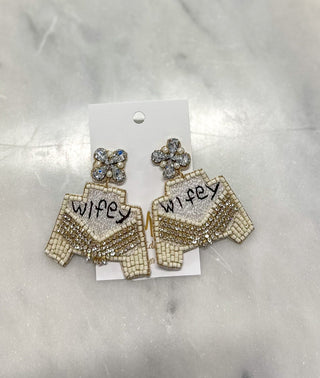 Wifey Jacket Earrings - Everyday EDEN Boutique & Gifts