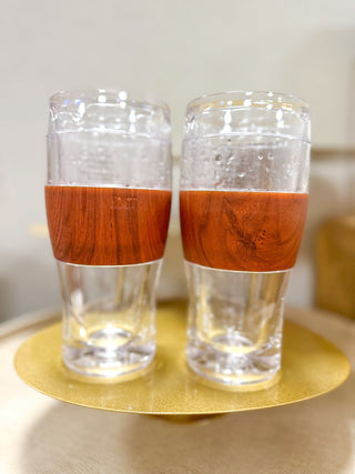 Wood FREEZE Beer Cup (Set of 2) - Everyday EDEN Boutique & Gifts