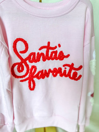 YOUTH - Sarah Santa's Favorite Sweatshirt - Everyday EDEN Boutique & Gifts
