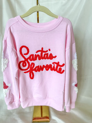 YOUTH - Sarah Santa's Favorite Sweatshirt - Everyday EDEN Boutique & Gifts