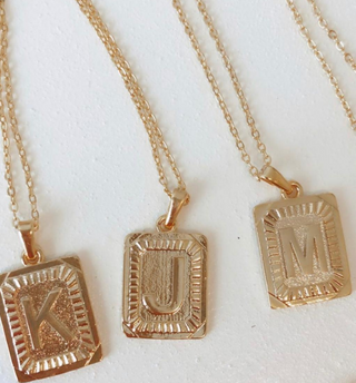 EDEN Initial Necklace - Gold