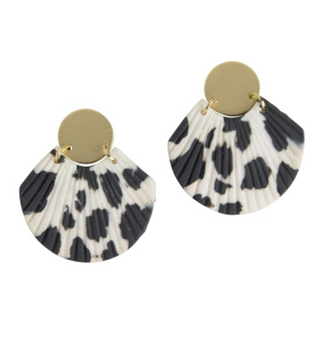 Cameron Black & White Earrings