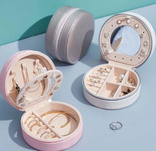 Bronze Shimmer Stylish Travel Jewelry Case - Everyday EDEN Boutique & Gifts