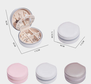 Bronze Shimmer Stylish Travel Jewelry Case - Everyday EDEN Boutique & Gifts